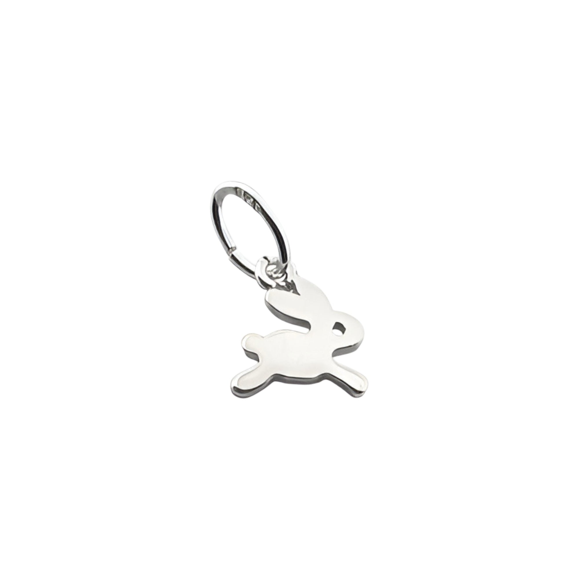 925 Sterling Silver Rabbit Charm