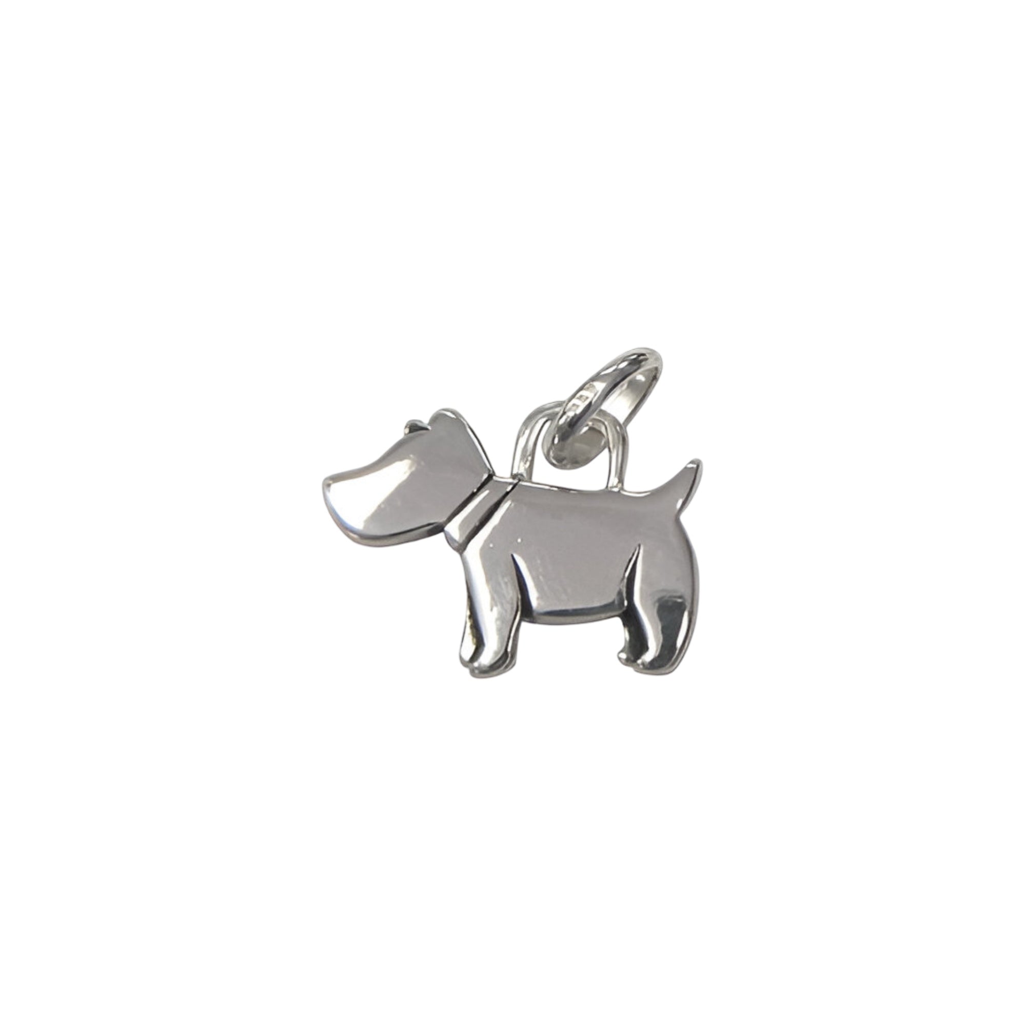 925 Sterling Silver Dog Charm
