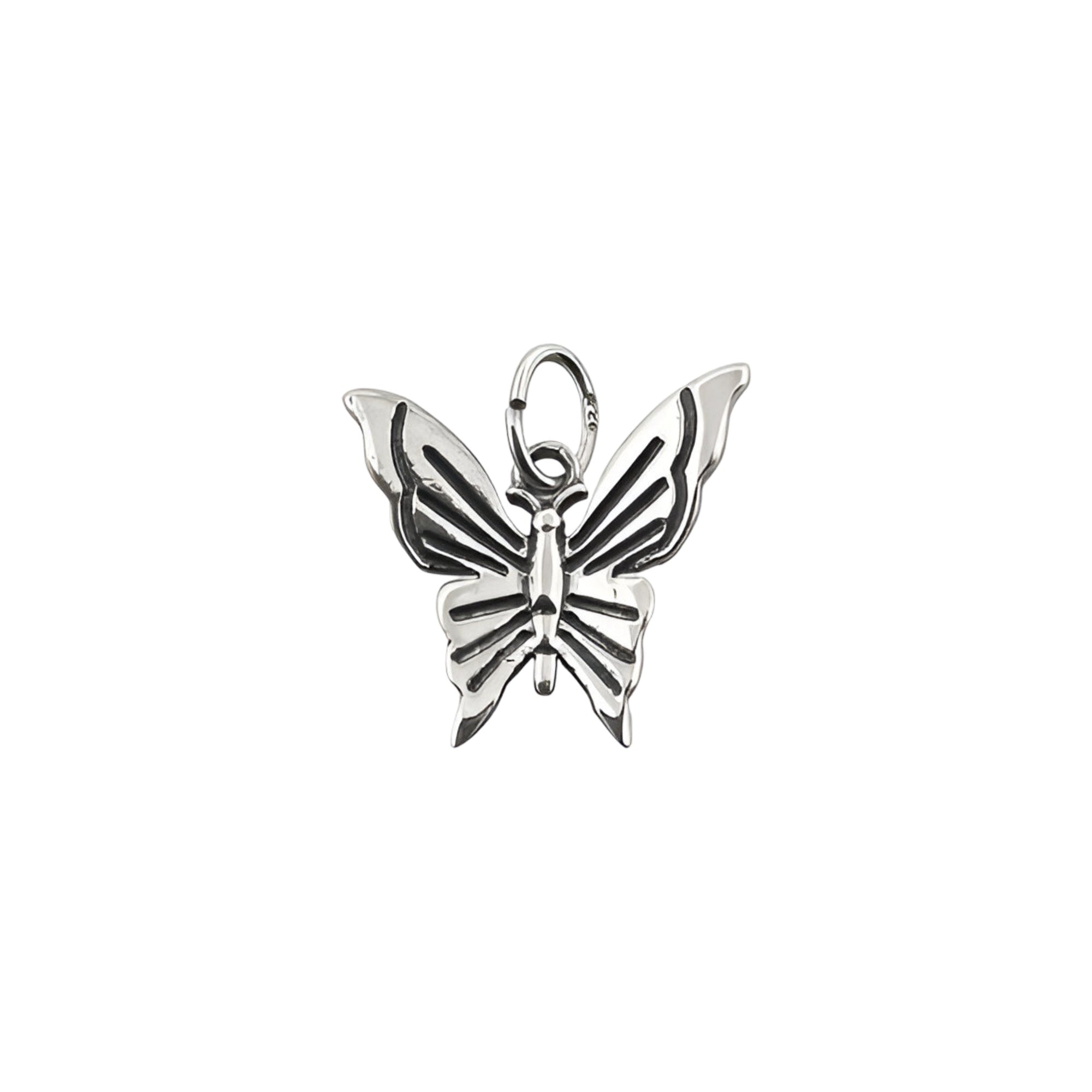 925 Sterling Silver Butterfly Charm