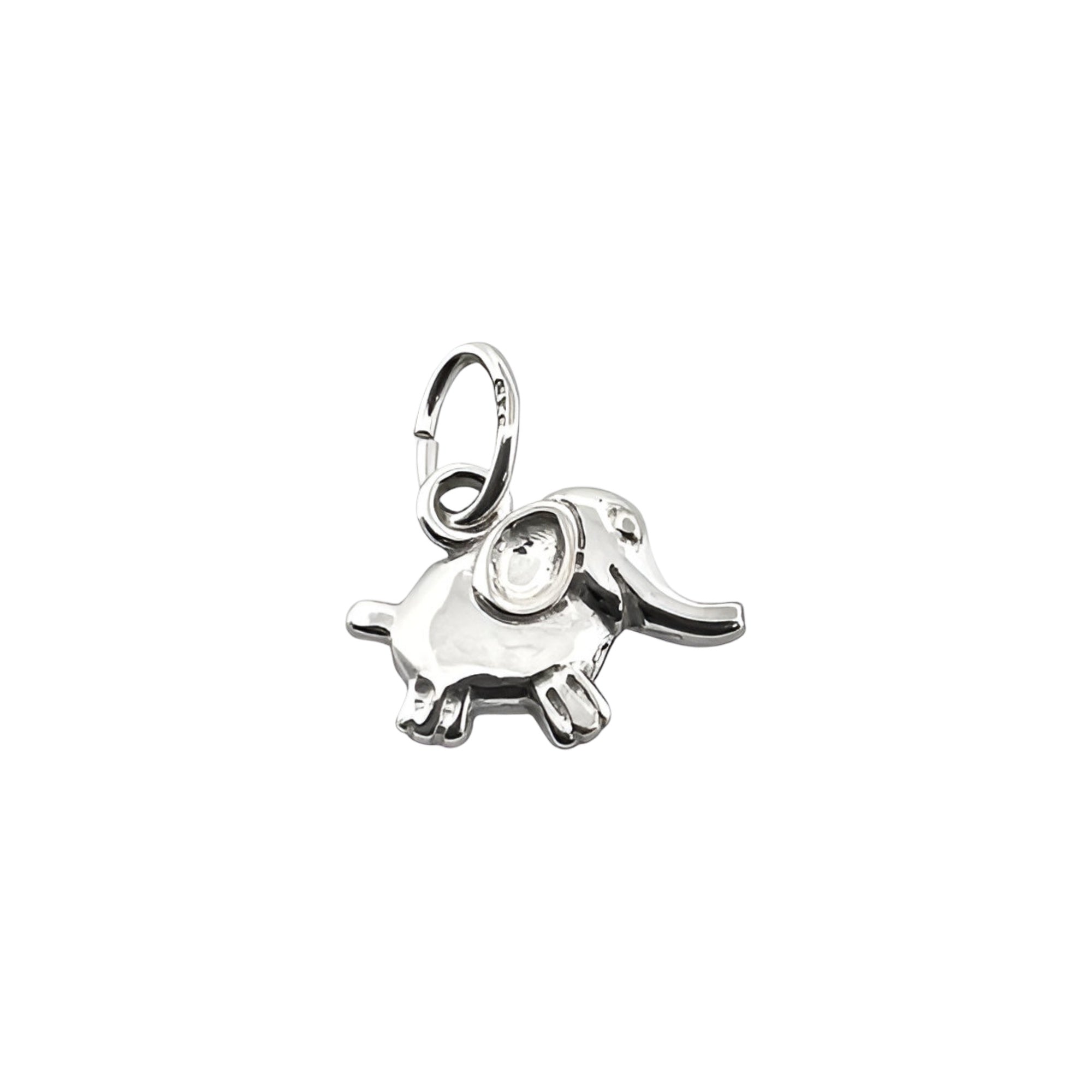 925 Sterling Silver Elephant Charm