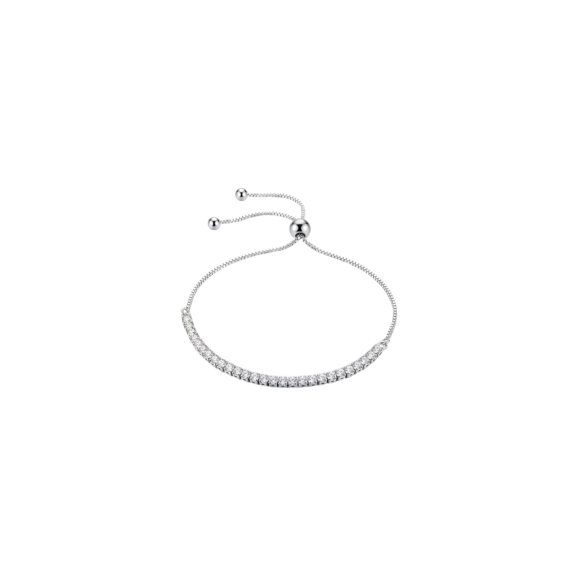 Adjustable Diamond Tennis Bracelet