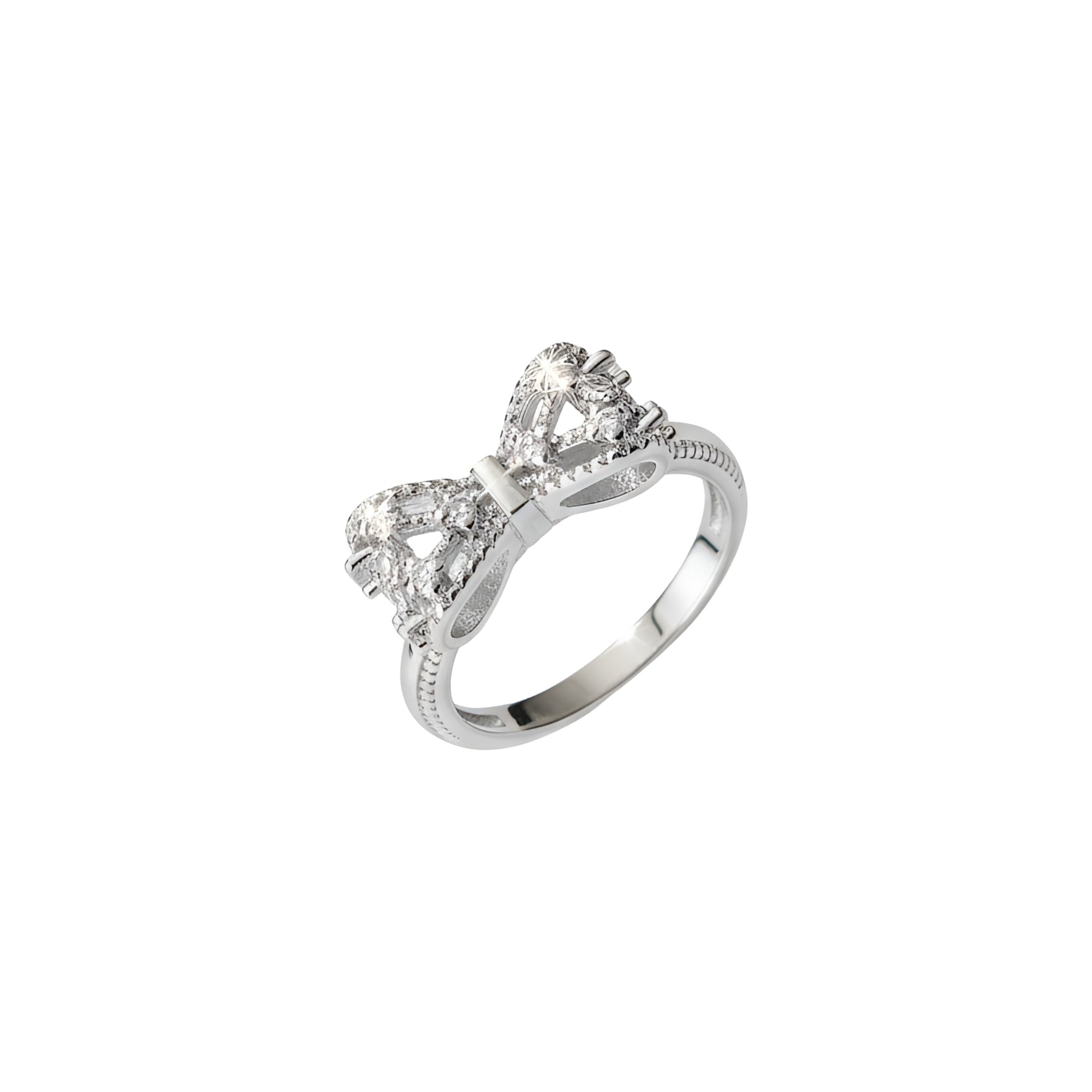 Diamond Bow Ring