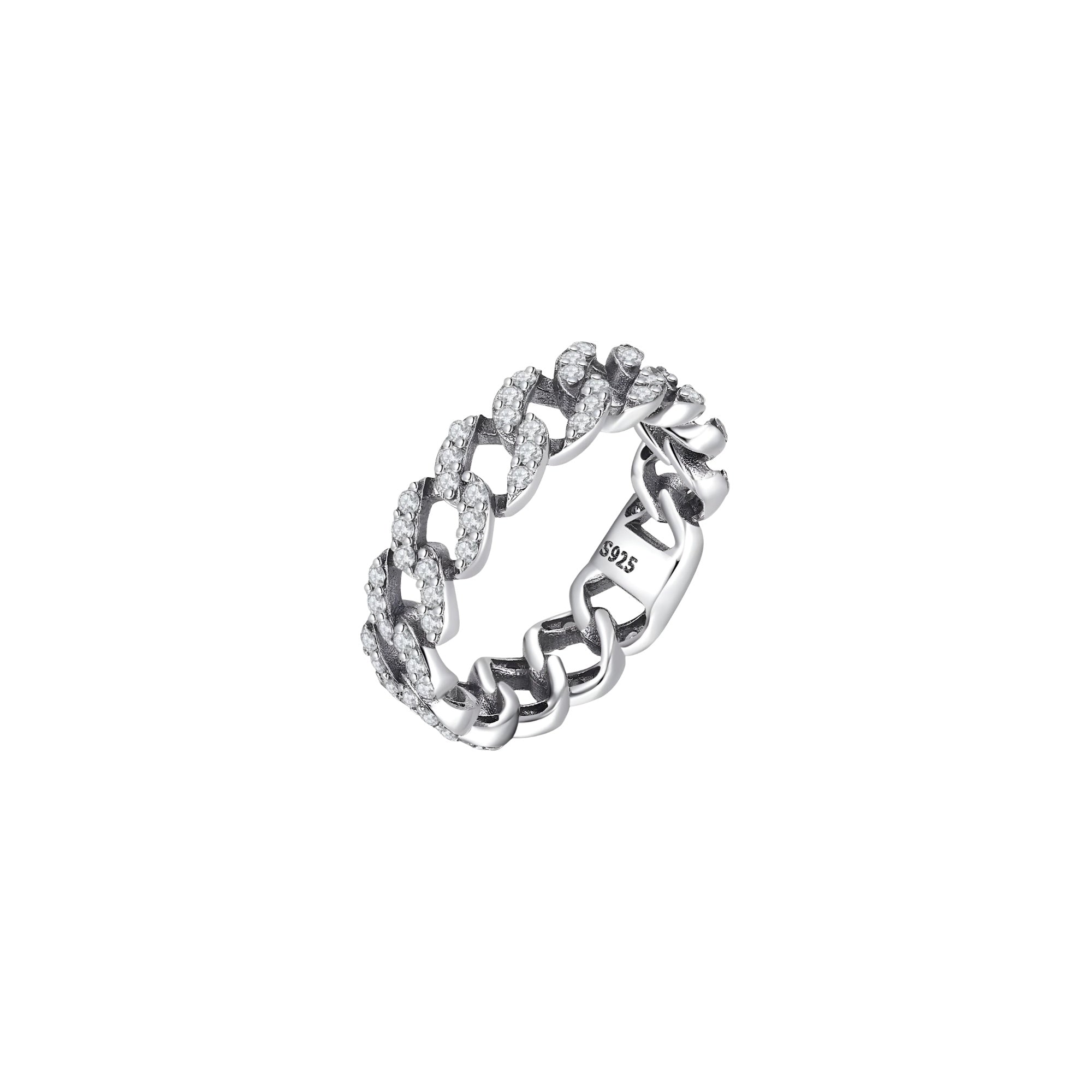 Diamond Curb Ring